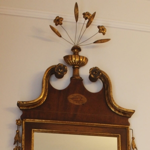 Hepplewhite Style Wall Mirror, 19th/20th Century 