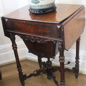 English Sewing Table, mid-19th Century 