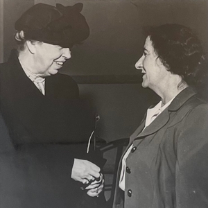 "Eleanor Roosevelt with Golda Meir," 1949 