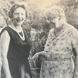 "Eleanor Roosevelt with Senator Maureen Neuberger," 1962	 